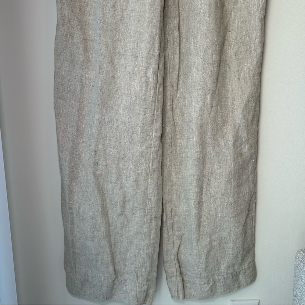 Reformation 100% Linen Pants Oatmeal Size 0 - Picture 5 of 15